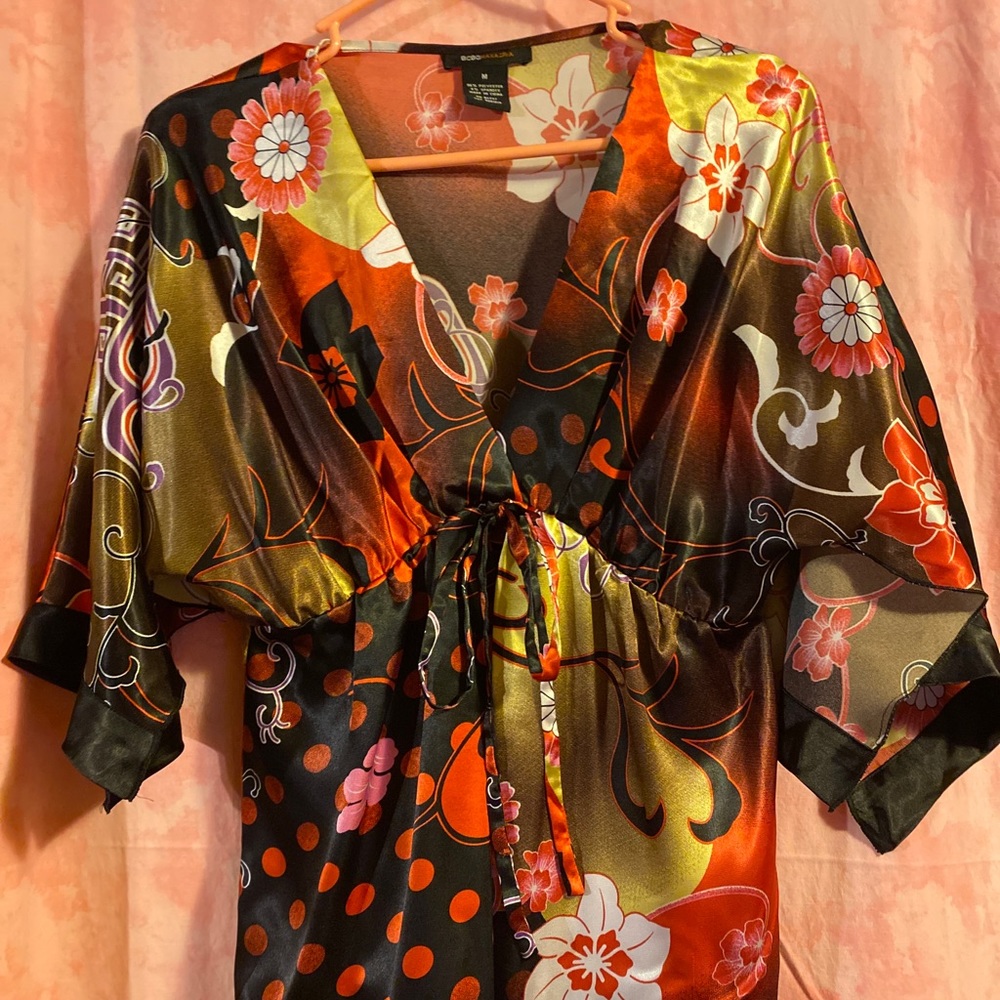Floral print blouse